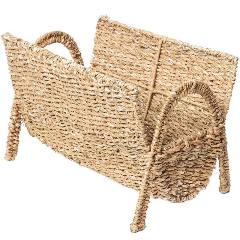 Imported handmade woven seaweed vertical magazine rack, living room floor to ceiling decoration
Imported handmade woven seaweed vertical magazine rack, living room floor to ceiling decoration