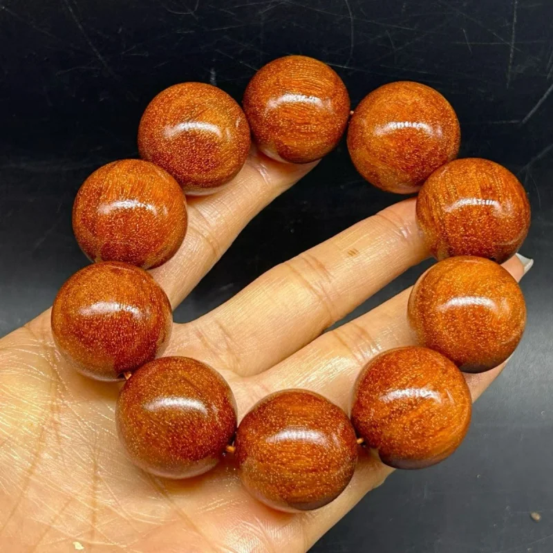 Nepal Golden Rosewood 2.5mm single-loop round bead Buddhist bracelet, same material, smooth grain, oil content, high densit
Nepal Golden Rosewood 2.5mm single-loop round bead Buddhist bracelet, same material, smooth grain, oil content, high densit