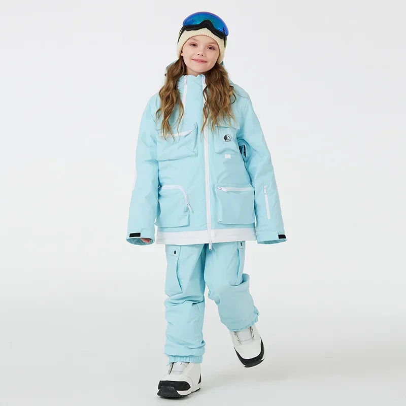New Luxury Boys Girls Snow Suit Children Winter Thick Outdoor Warm Clothes Waterproof,Windproof,Breathable Snowboarding Suit
New Luxury Boys Girls Snow Suit Children Winter Thick Outdoor Warm Clothes Waterproof,Windproof,Breathable Snowboarding Suit
