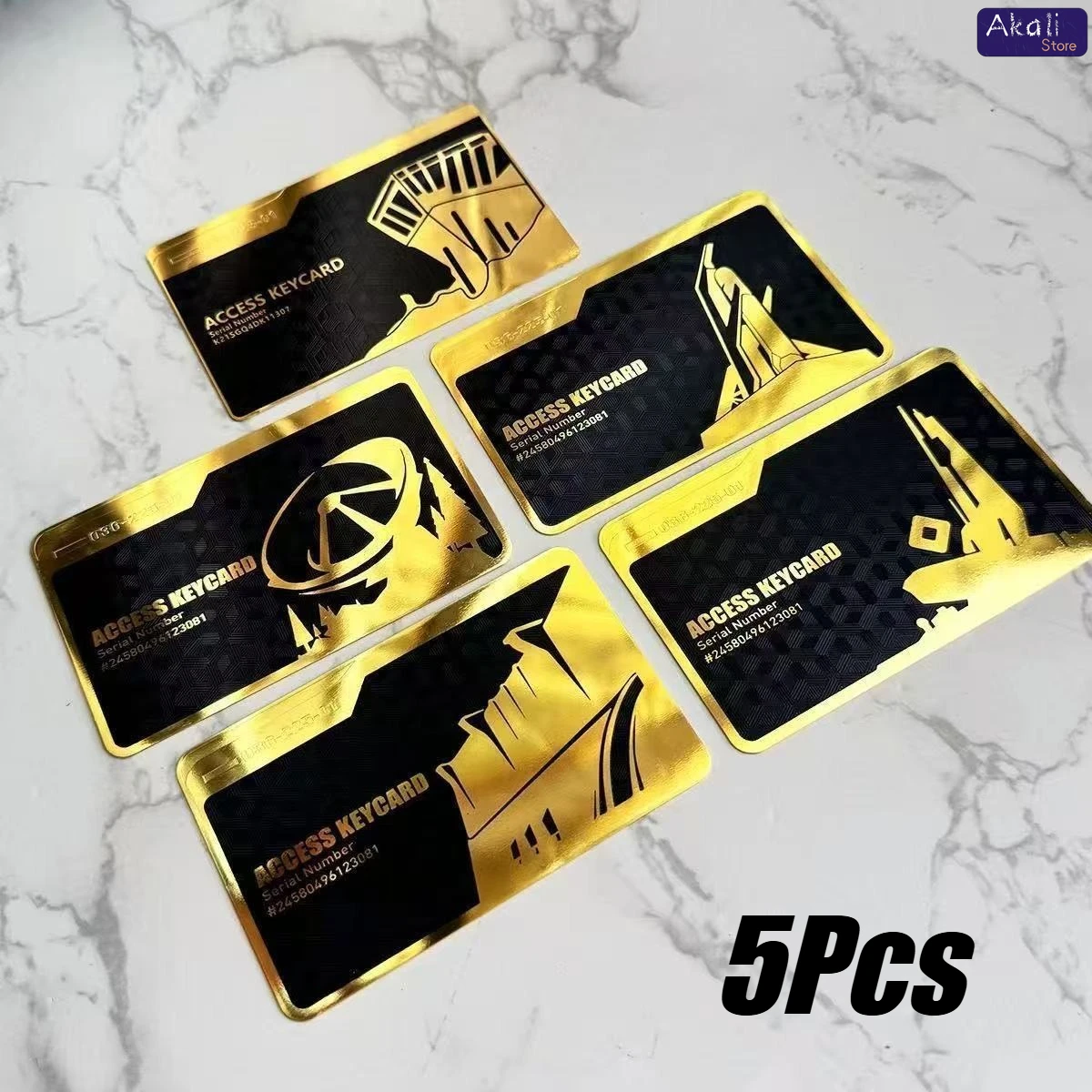 Delta Metal Keycard Black Gold Access Card Collectible Game Prop Cosplay VIP ID Card Gift Desk Decor 5pcs
Delta Metal Keycard Black Gold Access Card Collectible Game Prop Cosplay VIP ID Card Gift Desk Decor 5pcs