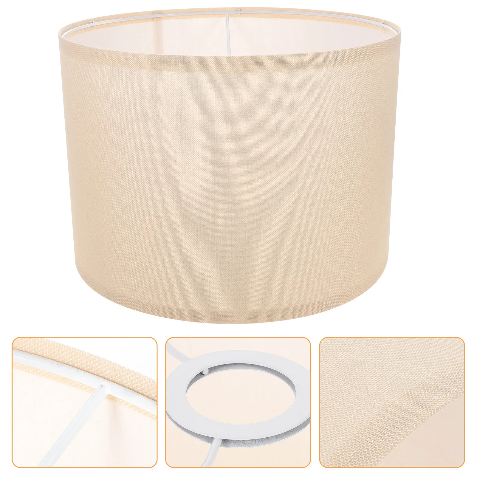 Detachable Barrel Lampshade for Living Room Bedroom Office E27 Socket Lamp Cover Made of Metal and Cloth Material Warm
Detachable Barrel Lampshade for Living Room Bedroom Office E27 Socket Lamp Cover Made of Metal and Cloth Material Warm