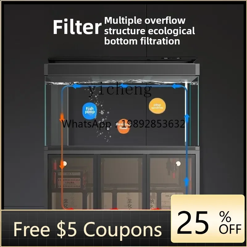 1 fish tank care ecological bottom filter fish tank living room bottom cabinet ultra-white glass dragon fish tank intelligent
1 fish tank care ecological bottom filter fish tank living room bottom cabinet ultra-white glass dragon fish tank intelligent