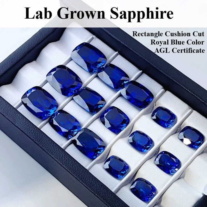 Lab Grown Sapphire Rectangle Cushion Cut Royal Blue Color DIY Jewelry Making Ring Main Materials Selectable Certificate
Lab Grown Sapphire Rectangle Cushion Cut Royal Blue Color DIY Jewelry Making Ring Main Materials Selectable Certificate