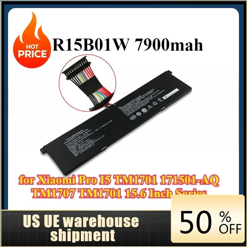 2025 For Xiaomi Pro I5 TM1701 171501-AQ TM1707 TM1701 15.6 Inch Series 7900mAh 7.6V Battery R15B01W
2025 For Xiaomi Pro I5 TM1701 171501-AQ TM1707 TM1701 15.6 Inch Series 7900mAh 7.6V Battery R15B01W