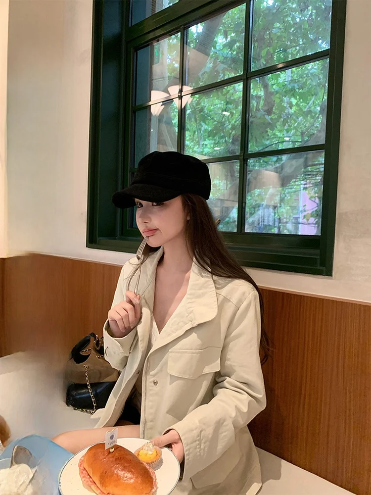 Женская рабочая одежда с воротником-стойкой, приталенный повседневный топ с воротником-стойкой, осень 2024, модный универсальный топ с застежкой на талии
Женская рабочая одежда с воротником-стойкой, приталенный повседневный топ с воротником-стойкой, осень 2024, модный универсальный топ с застежкой на талии