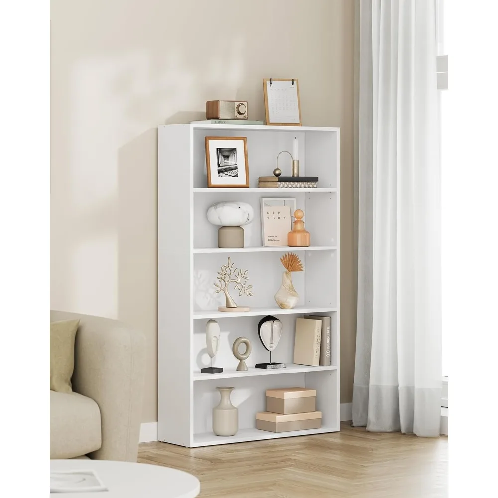 5-Tier Bookcase, Book Shelf, Open Storage Shelf, 9.4 x 30 x 52.8 Inches, for Living Room, Home Office, Dinning Room
5-Tier Bookcase, Book Shelf, Open Storage Shelf, 9.4 x 30 x 52.8 Inches, for Living Room, Home Office, Dinning Room