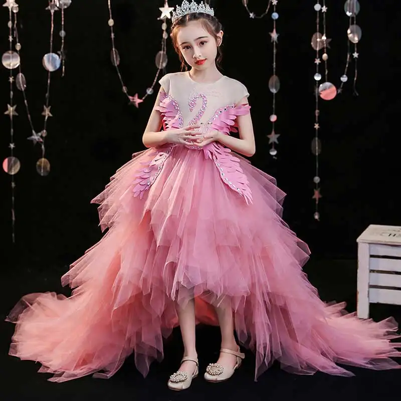 Children Train Cocktail Ball Gown Toddler Girls Kids Pink Princess Party Formal Pageant Dress Teen Girls Performance Dresses
Children Train Cocktail Ball Gown Toddler Girls Kids Pink Princess Party Formal Pageant Dress Teen Girls Performance Dresses