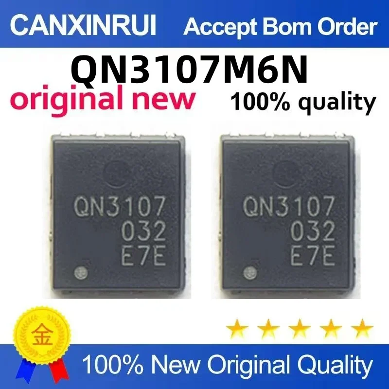 (5-100 pieces) Brand new original QN3107M6N QN3107 30V/118A N-channel QFN8 chip in stock
(5-100 pieces) Brand new original QN3107M6N QN3107 30V/118A N-channel QFN8 chip in stock