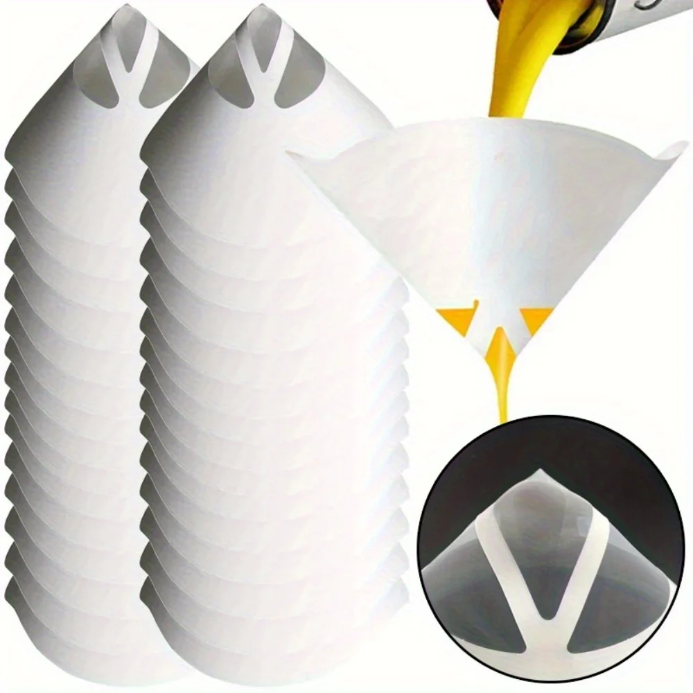 10/20/30 Pcs Disposable Paint Paper Funnels 100 Mesh Spray Gun Filter Paint Impurity Filtration Automotive Painting Tools
10/20/30 Pcs Disposable Paint Paper Funnels 100 Mesh Spray Gun Filter Paint Impurity Filtration Automotive Painting Tools