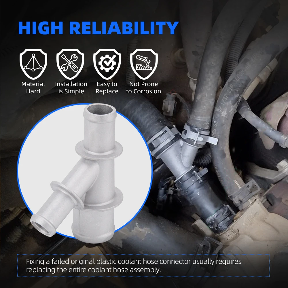47157 Upgraded Aluminum Radiator Coolant Hose Y Junction Replace for Dorman for Cadillac for Chevrolet for GMC Models
47157 Upgraded Aluminum Radiator Coolant Hose Y Junction Replace for Dorman for Cadillac for Chevrolet for GMC Models
