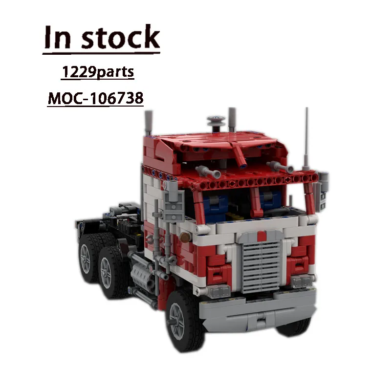 MOC-106738 Transport Truck Building Block Model 1229 Building Block Parts MOC Creative Building Blocks Kids Birthday Toys Gifts
MOC-106738 Transport Truck Building Block Model 1229 Building Block Parts MOC Creative Building Blocks Kids Birthday Toys Gifts