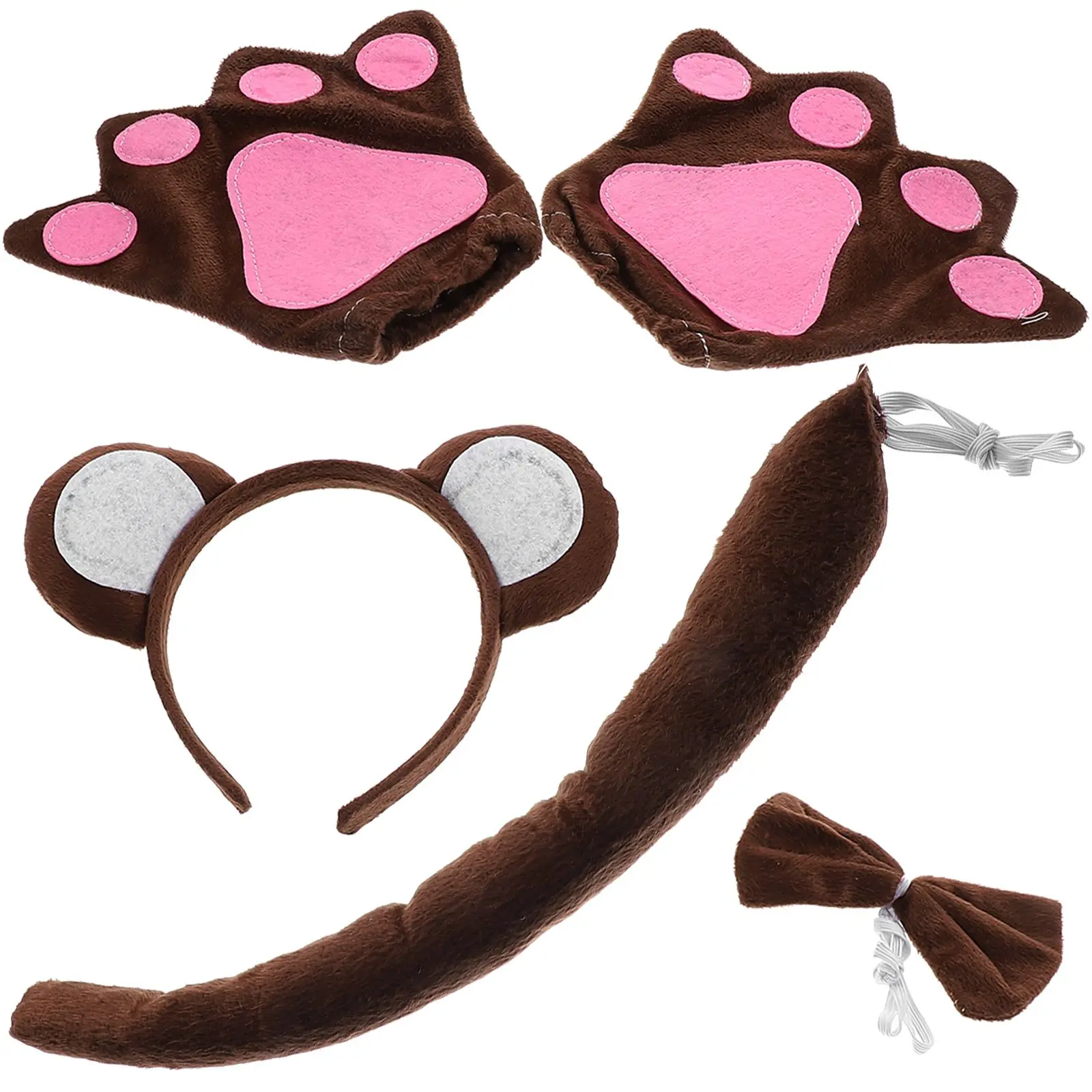 Headband Tail Kids Costume Accessories PP Cotton Soft Bow Tie Gloves Monkey Bowtie Monkey Ear Headband Animal Props
Headband Tail Kids Costume Accessories PP Cotton Soft Bow Tie Gloves Monkey Bowtie Monkey Ear Headband Animal Props