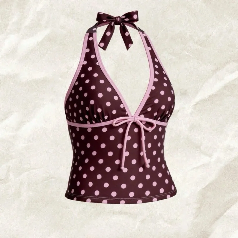 Push Up Polka Dot Halter Bikini Set Low Waist Lace-up Ladies' Swimwear Patchwork Deep V Women Swimsuits Beach
Push Up Polka Dot Halter Bikini Set Low Waist Lace-up Ladies' Swimwear Patchwork Deep V Women Swimsuits Beach