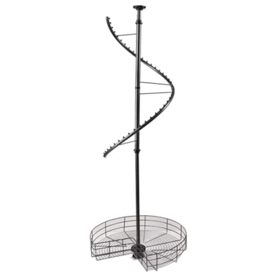 Spiral Rotating Clothing Rack, Heavy Duty Garment Rack with Bottom Storage Basket, 5.8ft Vertical Sturdy Freestanding Hanger A
Spiral Rotating Clothing Rack, Heavy Duty Garment Rack with Bottom Storage Basket, 5.8ft Vertical Sturdy Freestanding Hanger A