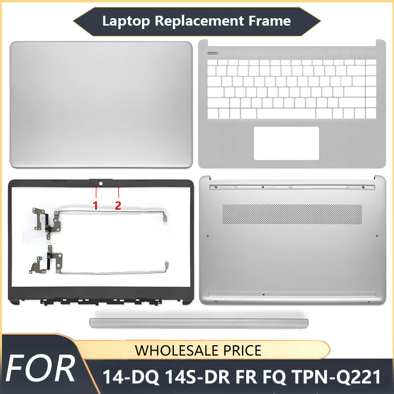 НОВИНКА для ноутбука HP 14-DQ 14S-DR FR FQ TPN-Q221 Q242, задняя крышка ЖК-дисплея, передняя панель, упор для рук, нижний корпус, рамки для ноутбука, петли
НОВИНКА для ноутбука HP 14-DQ 14S-DR FR FQ TPN-Q221 Q242, задняя крышка ЖК-дисплея, передняя панель, упор для рук, нижний корпус, рамки для ноутбука, петли