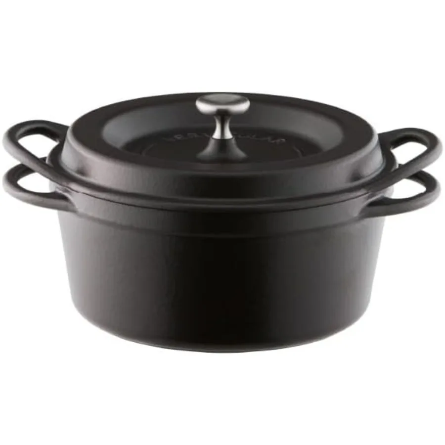 Oven Pot NonToxic Enameled Cast Iron Pot 18cm 1.8 Qt Ovensafe Inductioncompatible Dutch Oven Made in Japan Serves 12 Matte Blac
Oven Pot NonToxic Enameled Cast Iron Pot 18cm 1.8 Qt Ovensafe Inductioncompatible Dutch Oven Made in Japan Serves 12 Matte Blac