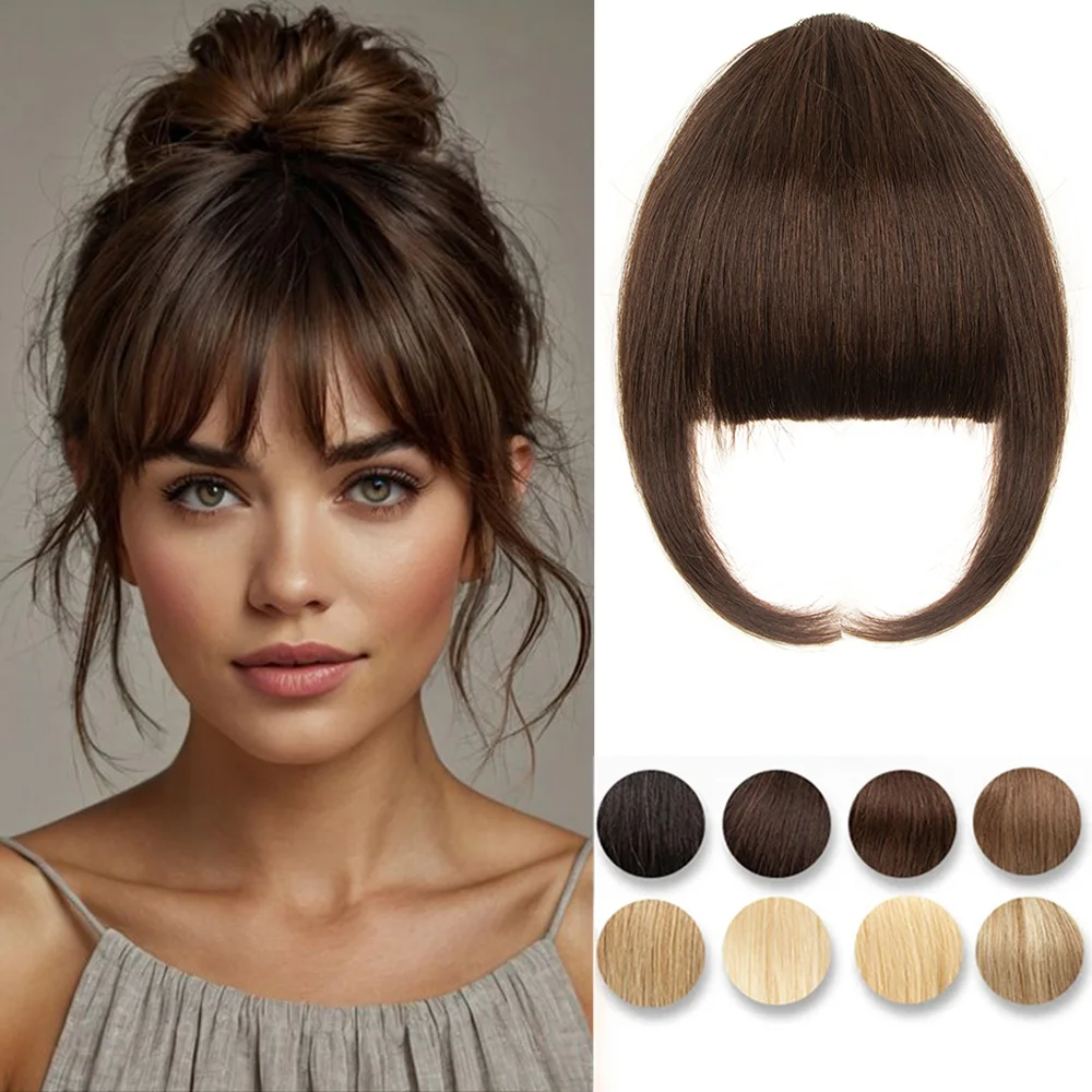 Human Hair Bangs 3 Clips 3D Blunt Cut Natural Hair Bangs OverHead Clip In Hair Extensions Non-Remy Black Brown Blonde Hair Bang
Human Hair Bangs 3 Clips 3D Blunt Cut Natural Hair Bangs OverHead Clip In Hair Extensions Non-Remy Black Brown Blonde Hair Bang