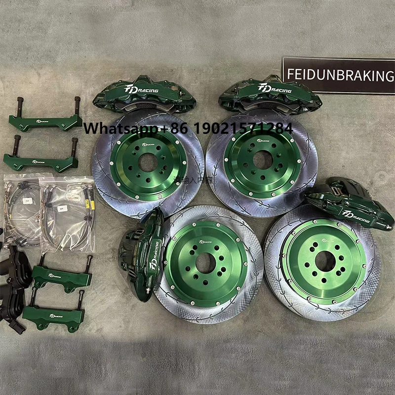 High Performance Hot Selling Modified Big Car Brake Caliper Kit Set 4/6 Pistons Scribed Line Drilled Brake Disc for BYD Song
High Performance Hot Selling Modified Big Car Brake Caliper Kit Set 4/6 Pistons Scribed Line Drilled Brake Disc for BYD Song