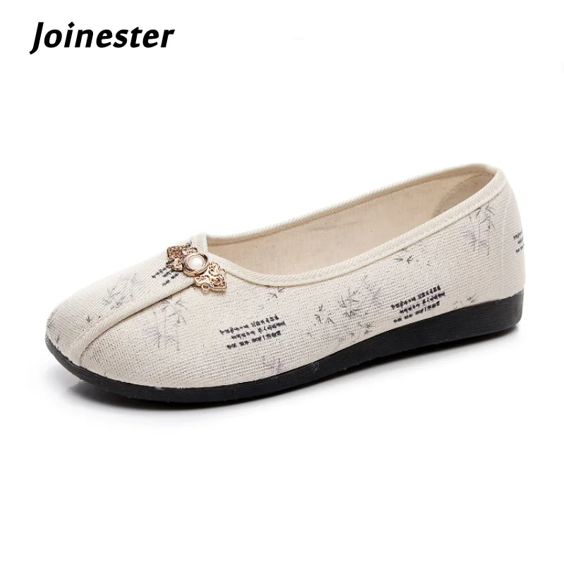 Women Round Toe Flat Heeled Canvas Loafer with Embroidery Ethnic Style Slip on Dance Shoe Ladies Breathable Summer Dress Flats
Women Round Toe Flat Heeled Canvas Loafer with Embroidery Ethnic Style Slip on Dance Shoe Ladies Breathable Summer Dress Flats