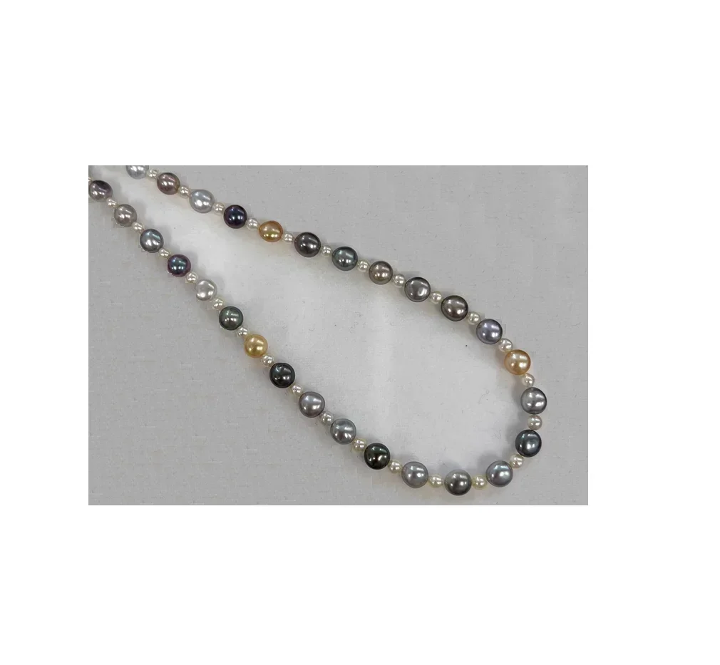 Очаровательное ожерелье из натурального жемчуга 18 "4-10 мм, белое, черное, разноцветное, бесплатная доставка для женщин, ювелирные изделия из стерлингового серебра 925 пробы
Очаровательное ожерелье из натурального жемчуга 18 "4-10 мм, белое, черное, разноцветное, бесплатная доставка для женщин, ювелирные изделия из стерлингового серебра 925 пробы