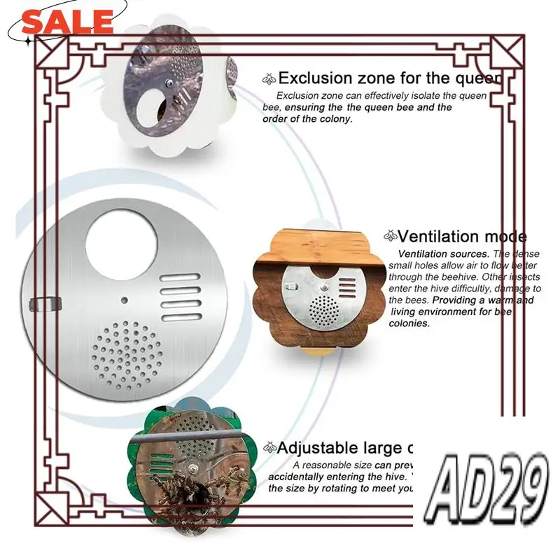D9-10PCS Улей Коробка для орехов Входная дверь Оборудование для пчеловодства Входной лоток (диаметр: 12,5 см)
D9-10PCS Улей Коробка для орехов Входная дверь Оборудование для пчеловодства Входной лоток (диаметр: 12,5 см)