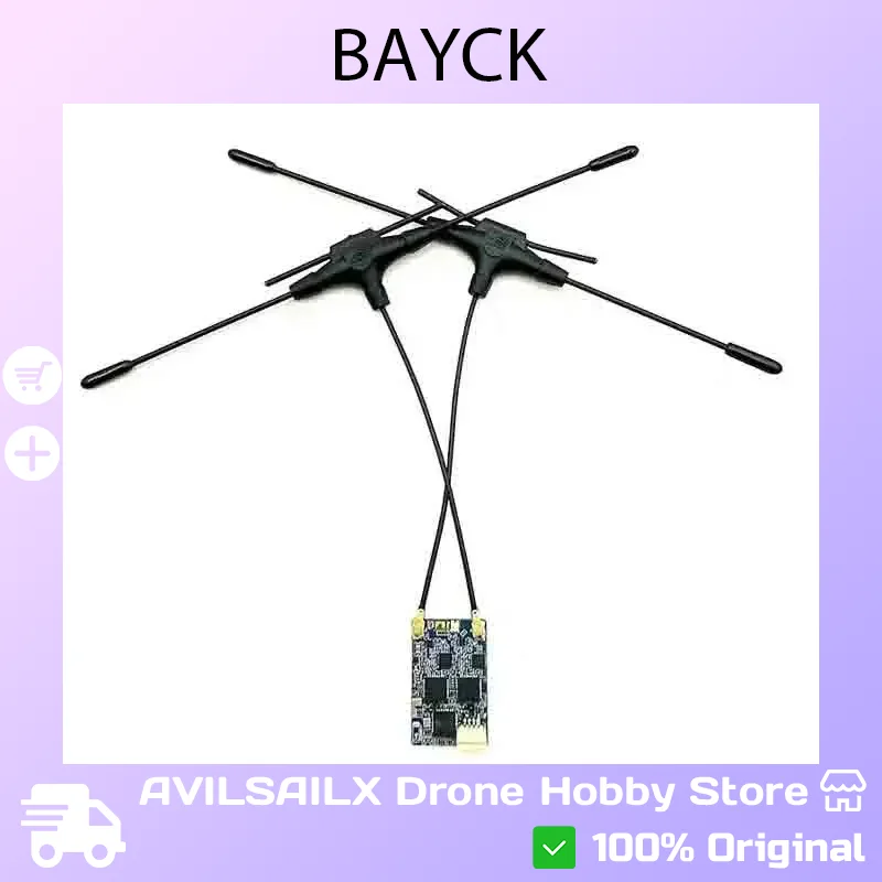 BAYCKRC C3 Dual Band Gemini RX 900/2400 ELRS Receiver TCXO 100mW for FPV Fixed Wing Drone
BAYCKRC C3 Dual Band Gemini RX 900/2400 ELRS Receiver TCXO 100mW for FPV Fixed Wing Drone