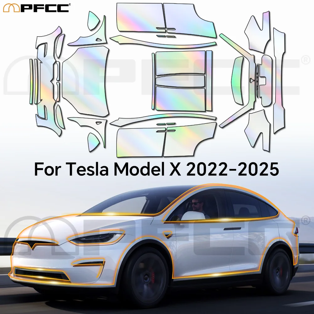 9Mil For Tesla Model X 2022-2025 Precut TPU Scratch Resistant Paint Protection Film PPF Full Vehicle Transparent Invisible Kit
9Mil For Tesla Model X 2022-2025 Precut TPU Scratch Resistant Paint Protection Film PPF Full Vehicle Transparent Invisible Kit
