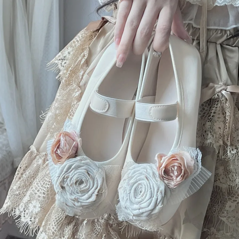 Sweet Morning Rose Lolita Shoes Women 2023 Elegant French ballet shoes Mary Janes Woman Cute Retro Non-slip JK Shoes Halloween
Sweet Morning Rose Lolita Shoes Women 2023 Elegant French ballet shoes Mary Janes Woman Cute Retro Non-slip JK Shoes Halloween