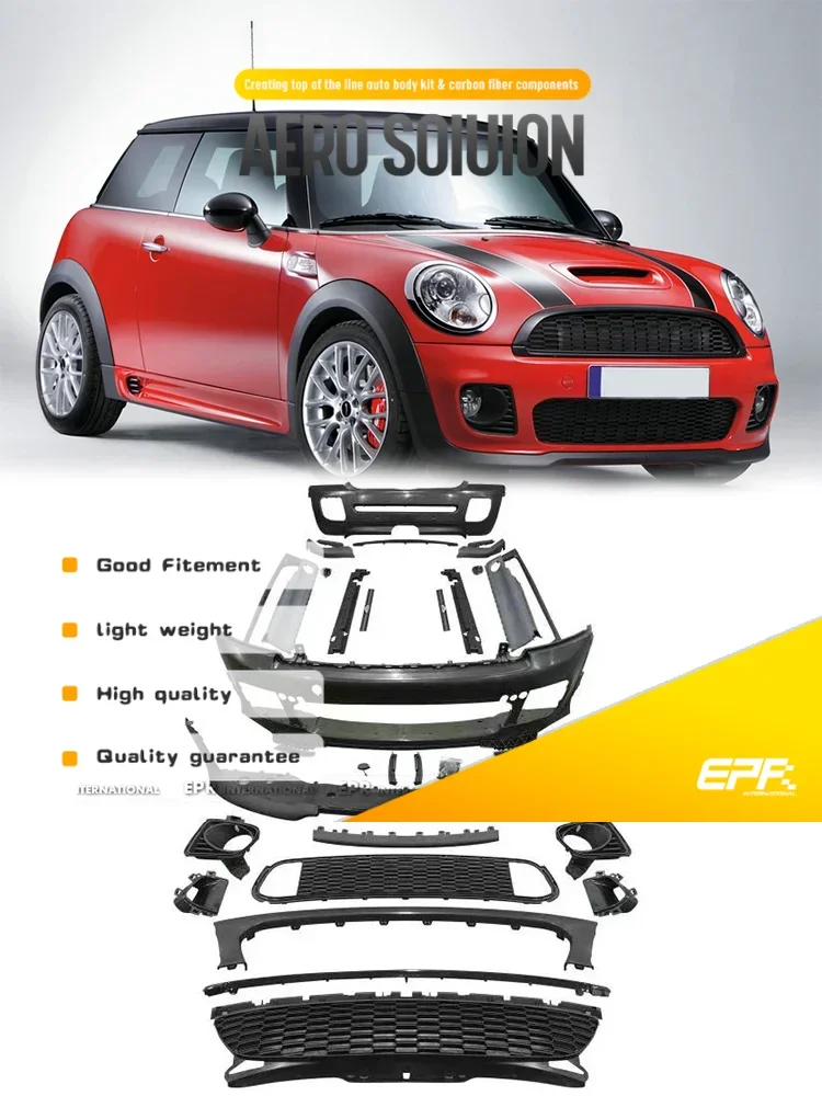 For Mini Cooper R56 S JCW Style Full Kit - Fit for R56 R57 R59 Coupe Exterior Upgrade Replacement Accessory
For Mini Cooper R56 S JCW Style Full Kit - Fit for R56 R57 R59 Coupe Exterior Upgrade Replacement Accessory