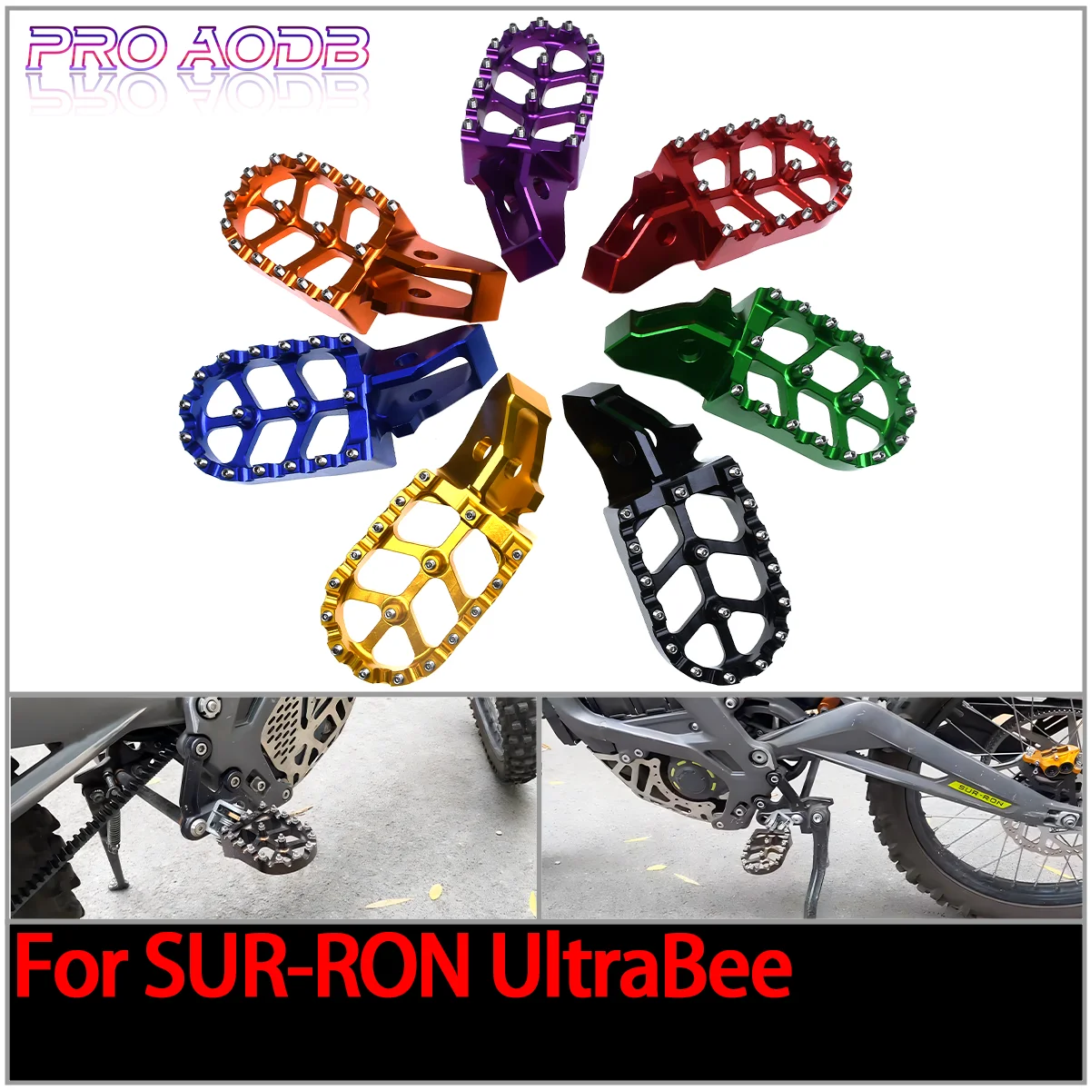 For Sur-Ron Ultra Bee Off-Road Electric Motorcycle Parts NEW 2023 CNC Motorcycle Accessories Foot Peg Footrest Footpeg Pedals
For Sur-Ron Ultra Bee Off-Road Electric Motorcycle Parts NEW 2023 CNC Motorcycle Accessories Foot Peg Footrest Footpeg Pedals
