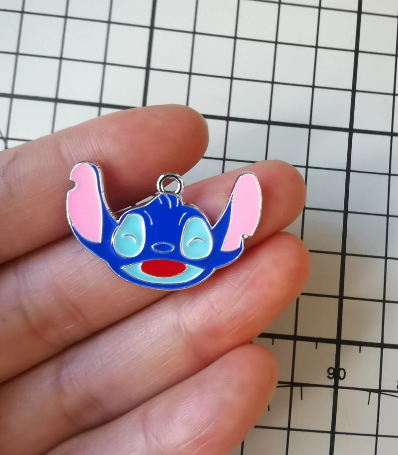 10PCS cartoon stitch Pendant DIY Jewelry Necklace Earrings Bracelet Jewelry Earring Charms
10PCS cartoon stitch Pendant DIY Jewelry Necklace Earrings Bracelet Jewelry Earring Charms