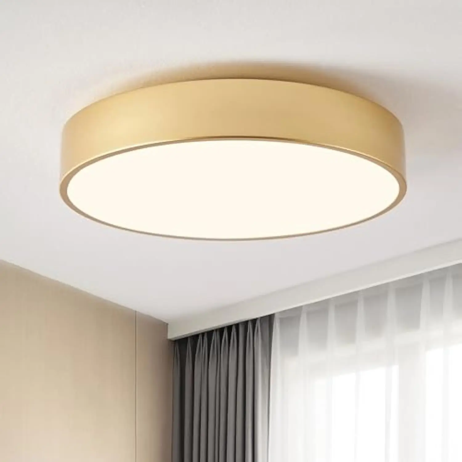 Modern Flush Mount Ceiling Light, 3-Lights Round Gold Ceiling Light Fixtures, Minimalistic Ceiling Lamp Acrylic Shade Lighting
Modern Flush Mount Ceiling Light, 3-Lights Round Gold Ceiling Light Fixtures, Minimalistic Ceiling Lamp Acrylic Shade Lighting