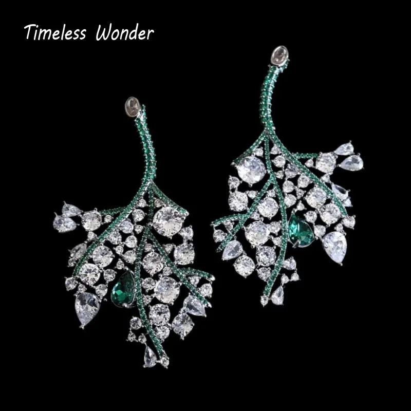 Timeless Wonder Fancy Zircon Leaf Stud Earrings Women Designer Jewelry Trendy Gift Top Classy Simple Neat Luxury Rare 5133
Timeless Wonder Fancy Zircon Leaf Stud Earrings Women Designer Jewelry Trendy Gift Top Classy Simple Neat Luxury Rare 5133