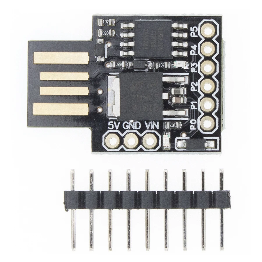 ATTINY85 TINY85 Mini Digispark Kickstarter Micro-USB Development Board module for Arduino IIC I2C
ATTINY85 TINY85 Mini Digispark Kickstarter Micro-USB Development Board module for Arduino IIC I2C
