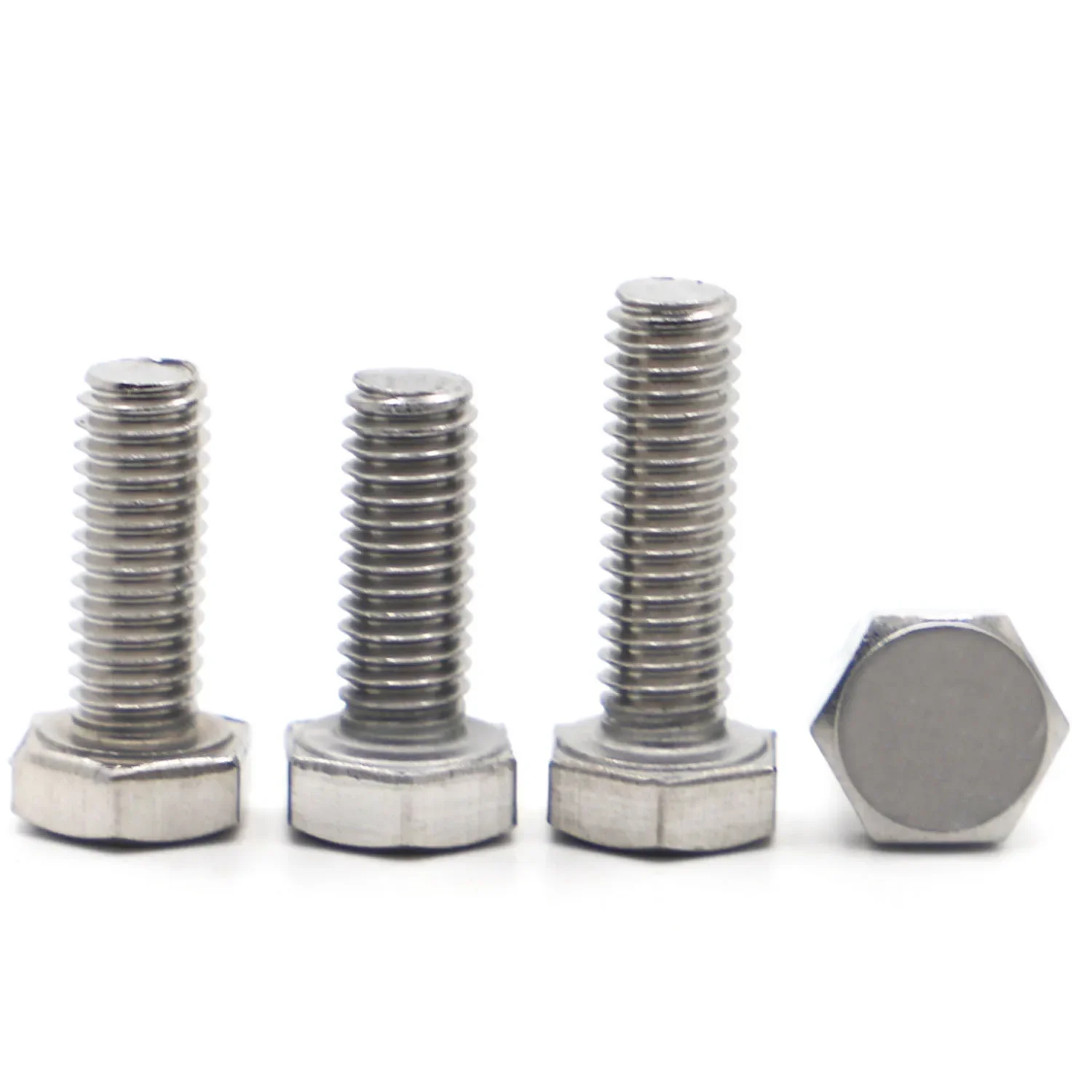 External Hex Hexagon Head Screws with Full Thread M3 M4 M5 M6 M8 M10 M12 304 Stainless Steel Hexagon Head Bolt DIN933
External Hex Hexagon Head Screws with Full Thread M3 M4 M5 M6 M8 M10 M12 304 Stainless Steel Hexagon Head Bolt DIN933