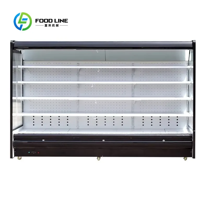 Customized Supermarket Multideck Open Display Chiller Vertical Vegetables Air Cooler With Adjustable Shelves And Night Curtain
Customized Supermarket Multideck Open Display Chiller Vertical Vegetables Air Cooler With Adjustable Shelves And Night Curtain