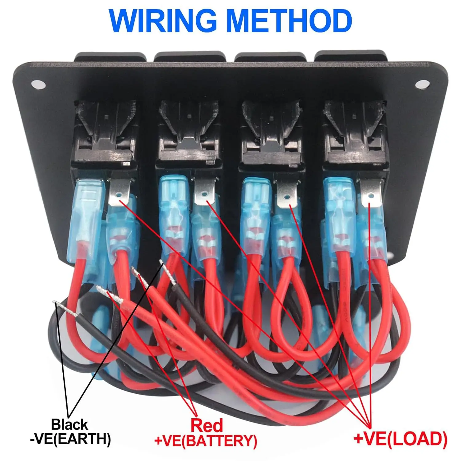 Панель кулисного переключателя с 4 клавишами и USB-зарядным устройством — морской алюминий для лодки на колесах 12–24 В
Панель кулисного переключателя с 4 клавишами и USB-зарядным устройством — морской алюминий для лодки на колесах 12–24 В