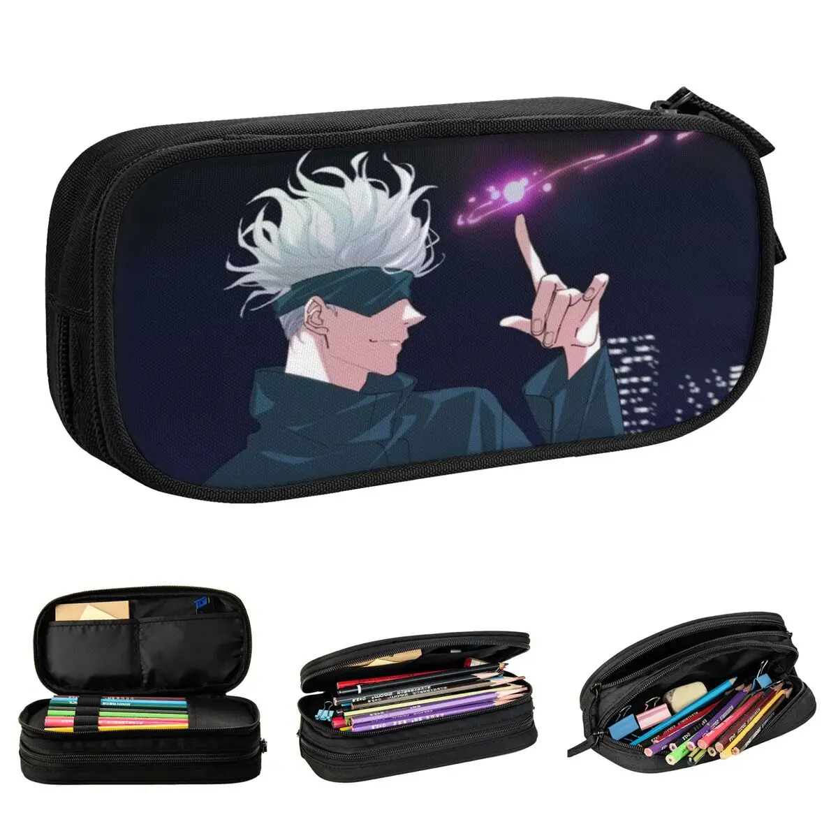 Jujutsu Kaisen Pencil Cases Anime Gojo Satoru Pen Box Pencil Bags Kids Big Capacity School Supplies Gift Pencilcases
Jujutsu Kaisen Pencil Cases Anime Gojo Satoru Pen Box Pencil Bags Kids Big Capacity School Supplies Gift Pencilcases