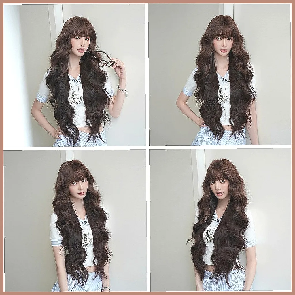 Новый женский длинный кудрявый парик 2026 года, синтетический парик на всю голову из термостойкого волокна, естественный вид
Новый женский длинный кудрявый парик 2026 года, синтетический парик на всю голову из термостойкого волокна, естественный вид