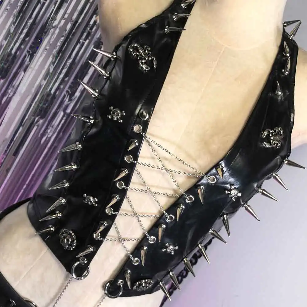 Панк-рок Гот Эмо Модный Y2K Холтер Камзол Топы 90-х годов Kawaii Ручная работа E-Girls Готический танк Череп Хип-хоп Эко DIY Гранж
Панк-рок Гот Эмо Модный Y2K Холтер Камзол Топы 90-х годов Kawaii Ручная работа E-Girls Готический танк Череп Хип-хоп Эко DIY Гранж