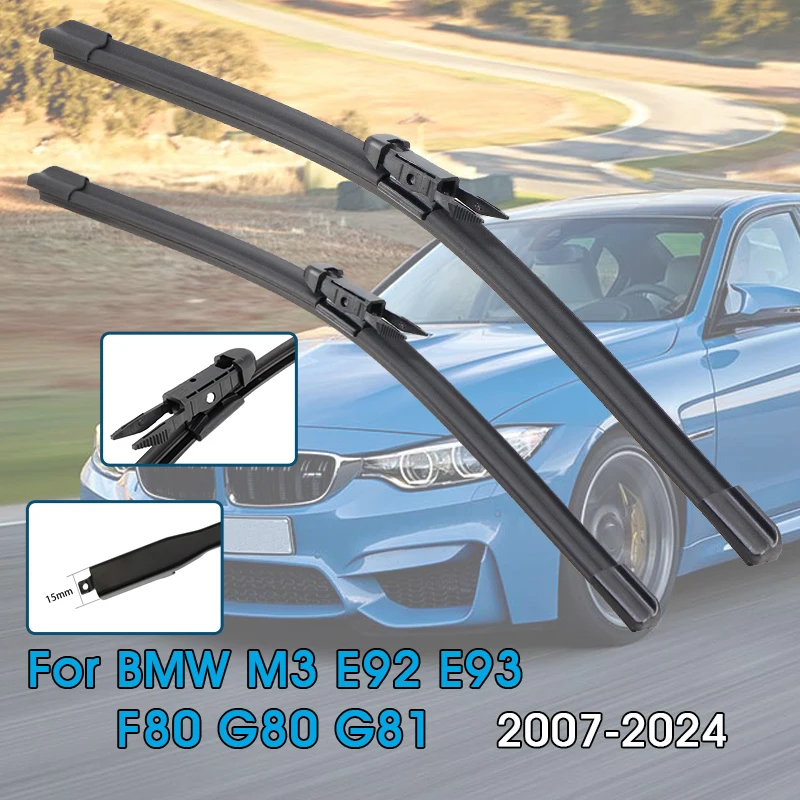 Car Wiper Blades For BMW M3 E92 E93 F80 G80 G81 2007-2024 Front Window Windscreen Windshield Wipers Arm Accessories
Car Wiper Blades For BMW M3 E92 E93 F80 G80 G81 2007-2024 Front Window Windscreen Windshield Wipers Arm Accessories