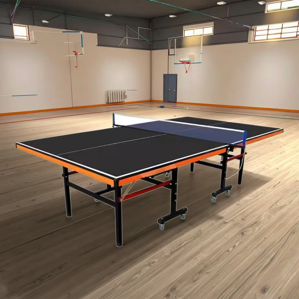 Высококачественный складной теннисный стол стандартного размера с мобильными колесами, идеально подходит для семейного отдыха и спорта. Способствует продвижению продаж.
Высококачественный складной теннисный стол стандартного размера с мобильными колесами, идеально подходит для семейного отдыха и спорта. Способствует продвижению продаж.