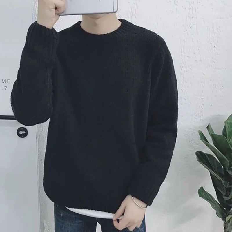Fashion O-Neck Solid Color Knitted Loose Korean Sweater Men's Clothing 2022 Autumn New Casual Pullovers Long Sleeve Warm Tops
Fashion O-Neck Solid Color Knitted Loose Korean Sweater Men's Clothing 2022 Autumn New Casual Pullovers Long Sleeve Warm Tops