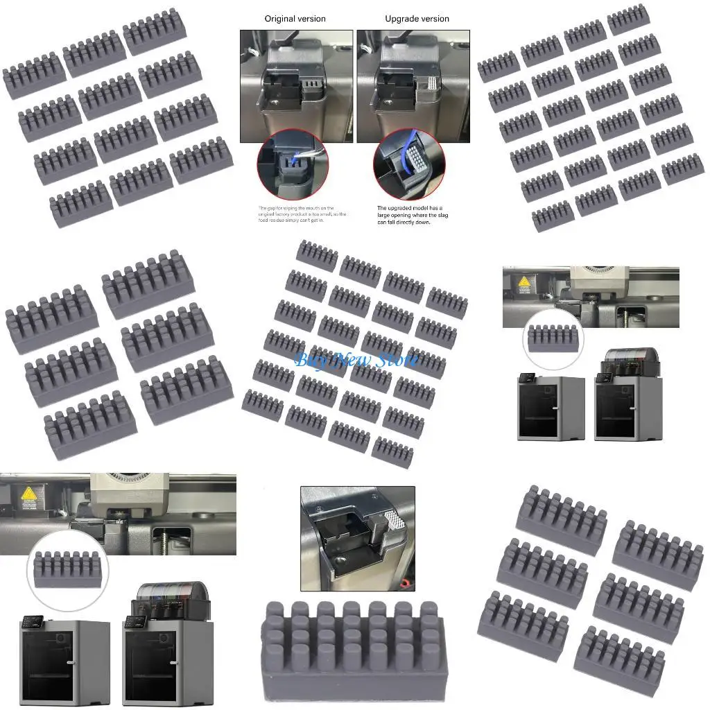 20CE 3D Printer Nozzle Cleaner Wiper Heat Resistance For Lab P2S Effective Removal Of Stubborn Residues In 3D Printing