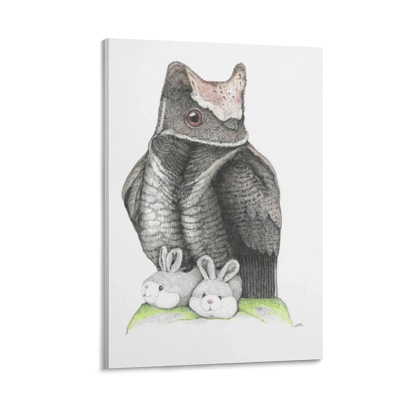 Great Eared Nightjar in Bunny Slippers Canvas Painting posters for wall aesthetic room decoration
Great Eared Nightjar in Bunny Slippers Canvas Painting posters for wall aesthetic room decoration