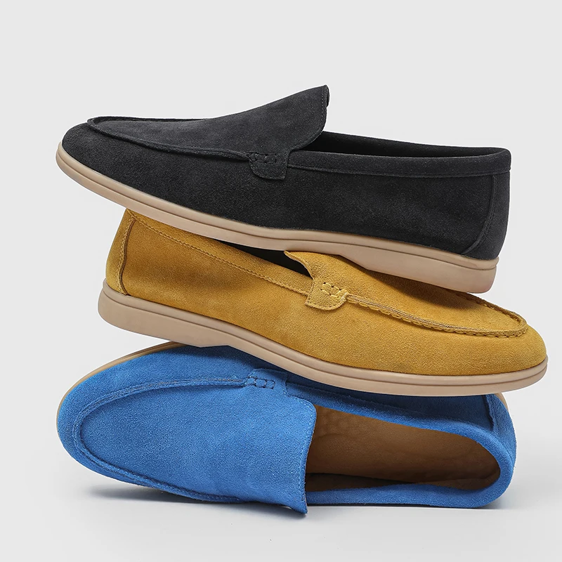 Large Size 38-48 Men Loafers Men Suede-covered Leather One-piece Boot Men Casual Smooth Flat Shoes for Business Travel Shoes
Large Size 38-48 Men Loafers Men Suede-covered Leather One-piece Boot Men Casual Smooth Flat Shoes for Business Travel Shoes