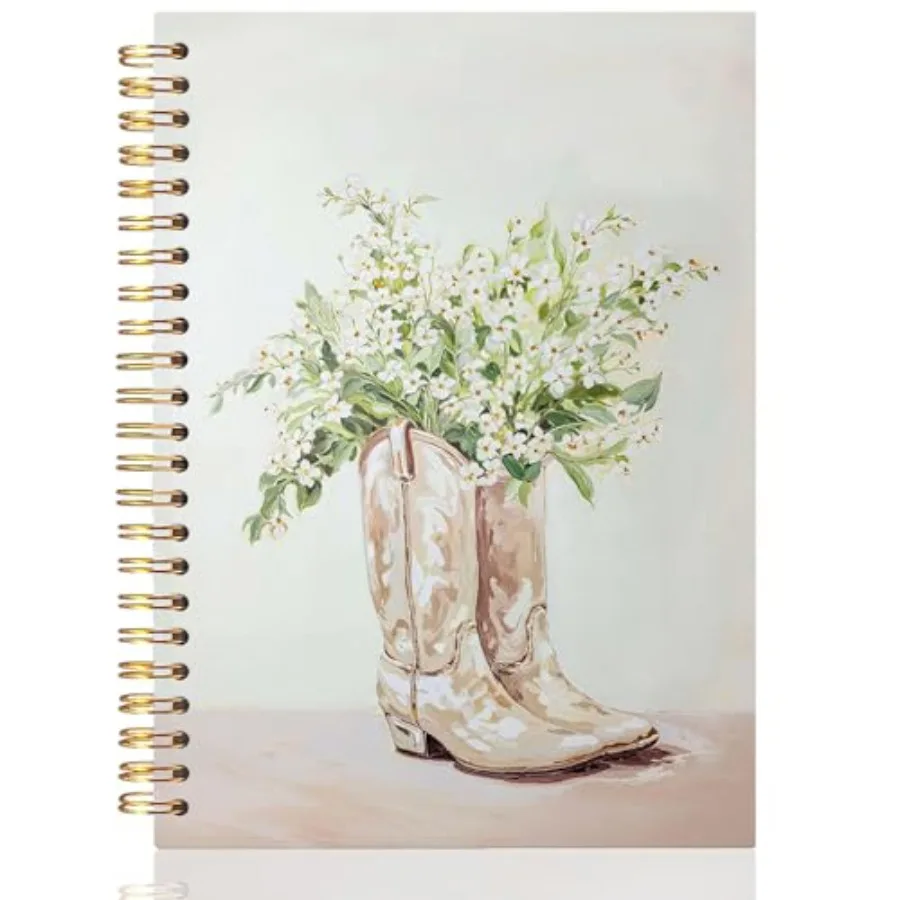 Western Notebook, Vintage Coastal Cowgirls Dotted Spiral Notebook 5.5x8.3, Preppy Notebook Western Office Supplies for Women Gi
Western Notebook, Vintage Coastal Cowgirls Dotted Spiral Notebook 5.5x8.3, Preppy Notebook Western Office Supplies for Women Gi