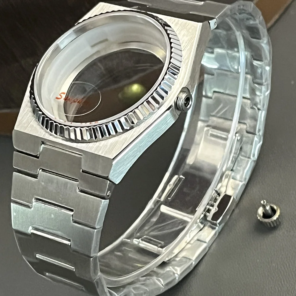 40mm Sapphire Crystal Stainless Steel Case for NH35 36 Movement with Rotating Crown Rear-Mount Suitable for Watch Accessories
40mm Sapphire Crystal Stainless Steel Case for NH35 36 Movement with Rotating Crown Rear-Mount Suitable for Watch Accessories