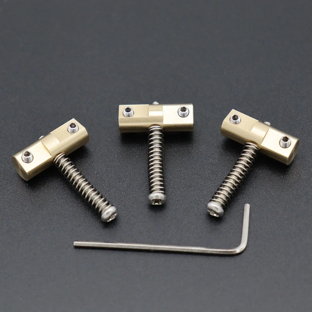 3pcs Wilkinson Compensated Vintage Brass Bridge Saddles Guitar Bridge Accessories
3pcs Wilkinson Compensated Vintage Brass Bridge Saddles Guitar Bridge Accessories