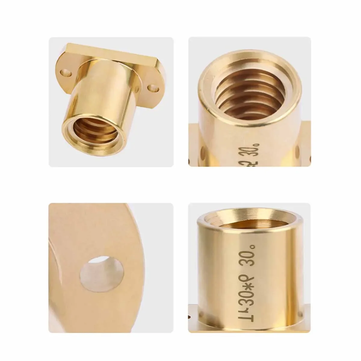 Trapezoidal Screw Double Cut Edge Copper Flange Nut Tr8-Tr40 Positive And Negative t-Shaped All Copper Nut
Trapezoidal Screw Double Cut Edge Copper Flange Nut Tr8-Tr40 Positive And Negative t-Shaped All Copper Nut